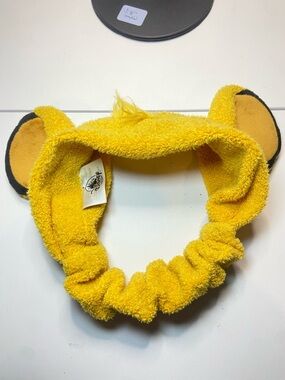 Disney Parks Lion King Simba Ear Headband — Yellow Fuzzy Plush Mane Ears